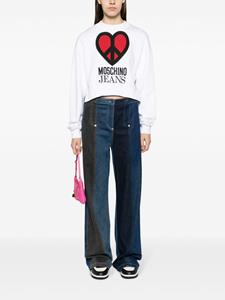 moschinojeans MOSCHINO JEANS Jeans met wijde pijpen - Blauw
