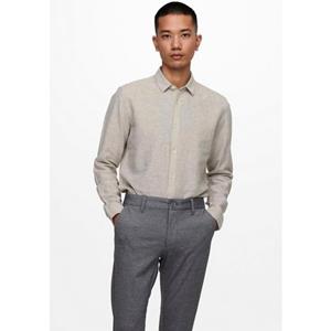 Only &ons Caiden LSolid Linen Overhemd Heren