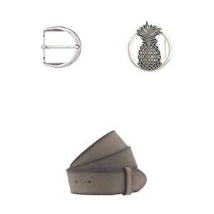 Vanzetti Ledergürtel, (Set), mit auswechselbaren Schließen