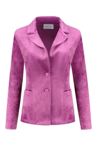 Helena Hart Velours kort uni 7424uni cyclaam