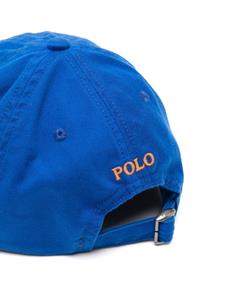 Ralph Lauren Kids Polo Pony-embroidered cap - Blauw