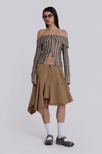 Jaded London Noa Cargo Midi Skirt