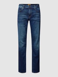 Jack & jones Regular fit jeans met knoopsluiting, model 'CLARK'