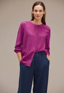 Street One Viscose blouse met knooppas