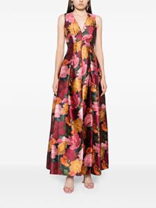 sachin&babi Sachin & Babi Brooke avondjurk met bloemenprint - Roze