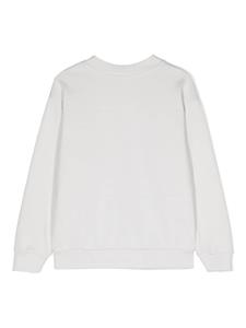 Balenciaga logo-print cotton sweatshirt - Grijs
