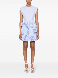 viktor&rolf Viktor & Rolf Mini-jurk met bloemenprint - Blauw