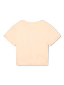 Chloé Kids graphic-print organic cotton T-shirt - Roze