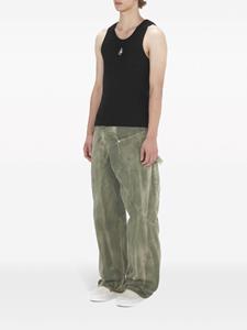 jwanderson JW Anderson Tanktop met geborduurd logo - Zwart