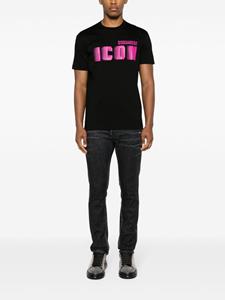 DSQUARED2 Gerafelde skinny jeans - Zwart