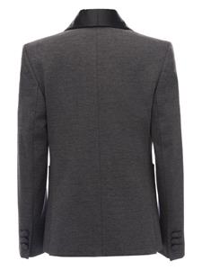 Moustache Blazer met enkele rij knopen en sjaalrevers - Grijs