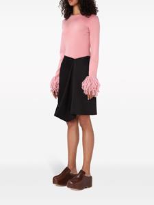 jwanderson JW Anderson Asymmetrische mini-rok - Zwart