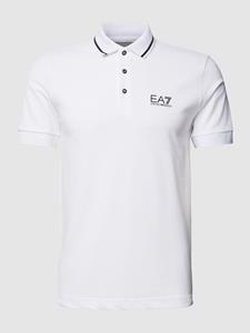 EA7 Emporio Armani Poloshirt met labelprint