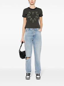 7forallmankind 7 For All Mankind x SACAI low waist straight jeans - Blauw