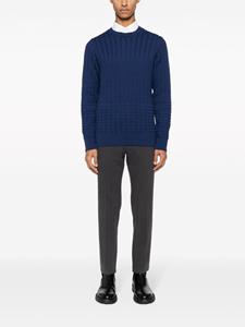 Incotex Mid waist straight chino - Grijs