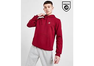 Adidas Trefoil Essential Fleece Hoodie - Red- Heren