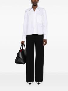 Victoria Beckham Alina flared pantalon - Zwart