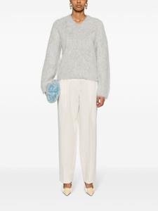 TOTEME Riva pantalon met toelopende pijpen - Beige