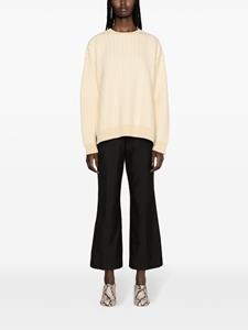jilsander Jil Sander Flared pantalon - Zwart