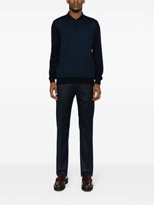 Corneliani Geruite pantalon - Blauw