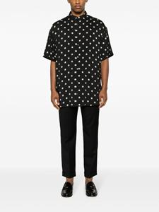 Balmain Wollen broek met toelopende pijpen - Zwart