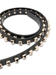 Valentino stud-embellished leather belt - Zwart