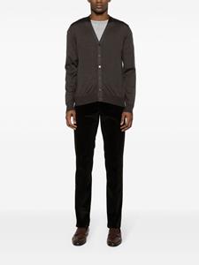 Corneliani corduroy straight-leg trousers - Bruin