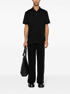 alexandermcqueen Alexander McQueen Seal poloshirt met geborduurd logo - Zwart