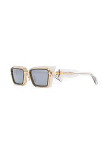 balmaineyewear Balmain Eyewear Admirabel zonnebril met rechthoekig montuur - Grijs
