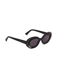 marnieyewear Marni Eyewear Zion Canyon zonnebril met ovalen montuur - Zwart