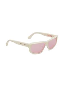 marnieyewear Marni Eyewear Annapuma Circuit zonnebril met rechthoekig montuur - Wit