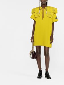 Patou T-shirtjurk met afneembare kraag - Geel