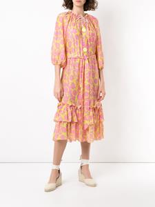 clubebossa Clube Bossa Midi-jurk - Geel