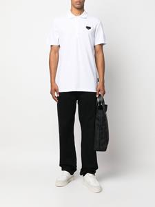 philippplein Philipp Plein Poloshirt met logoplakkaat - Wit