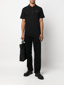 philippplein Philipp Plein Poloshirt met logoplakkaat - Zwart