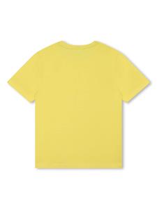 bosskidswear BOSS Kidswear T-shirt met logoprint - Geel