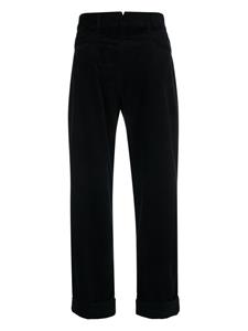 engineeredgarments Engineered Garments Ribfluwelen straight broek - Blauw