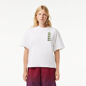 Lacoste Bedrukt oversized T-shirt
