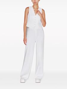rosettagetty Rosetta Getty Broek met wijde pijpen - Wit