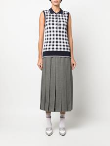 thombrowne Thom Browne Polotop met gingham ruit - Blauw
