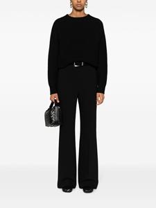 TOTEME High waist pantalon - Zwart