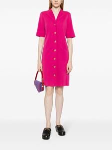 saintlaurentpre-owned Saint Laurent Pre-Owned short-sleeve midi dress - Roze