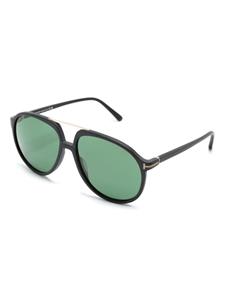 tomfordeyewear TOM FORD Eyewear Archie zonnebril met rond montuur - Zwart