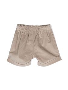 Siola Ribfluwelen shorts - Beige