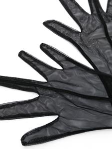 maisonclose Maison Close Handschoenen met tule - Zwart