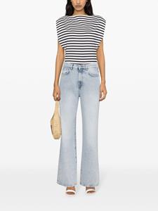 7forallmankind 7 For All Mankind x Chiara Biasi Arctic mid waist straight jeans - Blauw