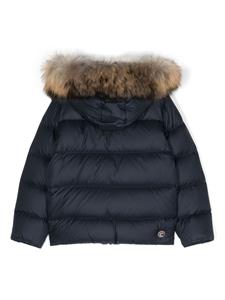 Colmar Kids faux fur-trimmed hooded padded jacket - Blauw