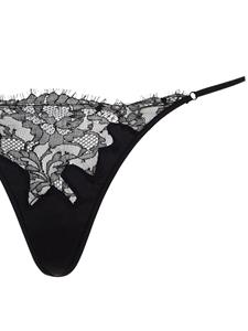 kikidemontparnasse Kiki de Montparnasse G-string met kant - Zwart