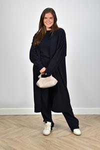 Extreme Cashmere lang vest Koto navy