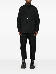 MORDECAI Broek met geborduurd logo - Zwart